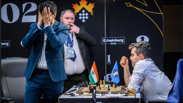 2024 年国际象棋候选人实时更新，第 12 轮：古克什以黑棋取胜后重新并列领先；普拉格保住涅波姆尼亚奇 | 国际象棋新闻